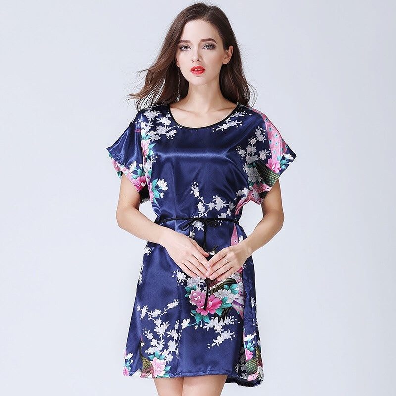 Women's Thin-strap Plus Fat Silk Pajamas