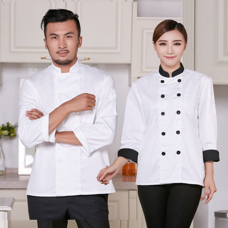 Long Sleeved Winter Clothing Hotel Kitchen