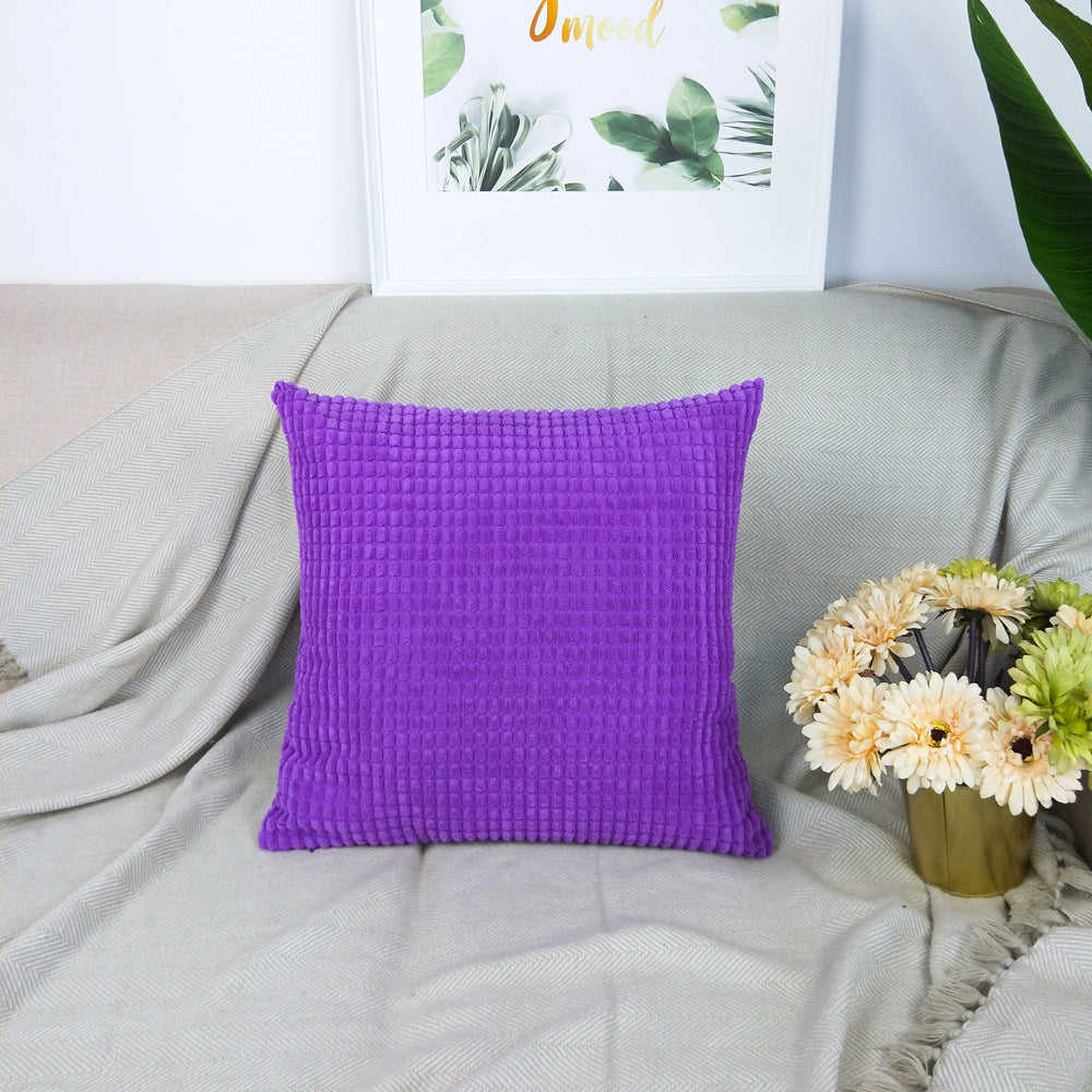 Corn Kernels Pillowcase Nordic Ins Style Solid Color Home Without Core