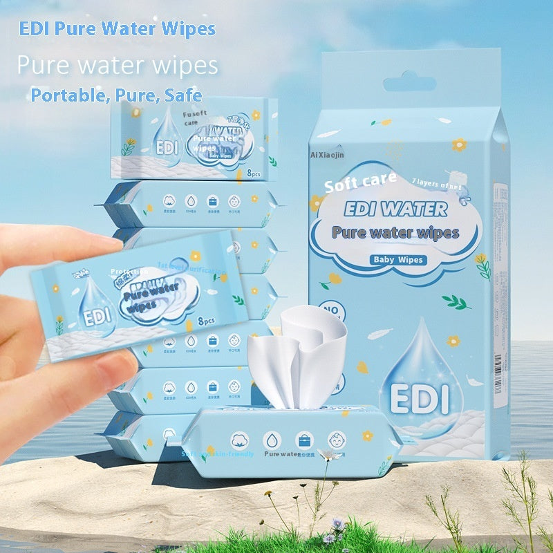 Super Mini Small Bag Portable Baby Student Children Wet Tissue