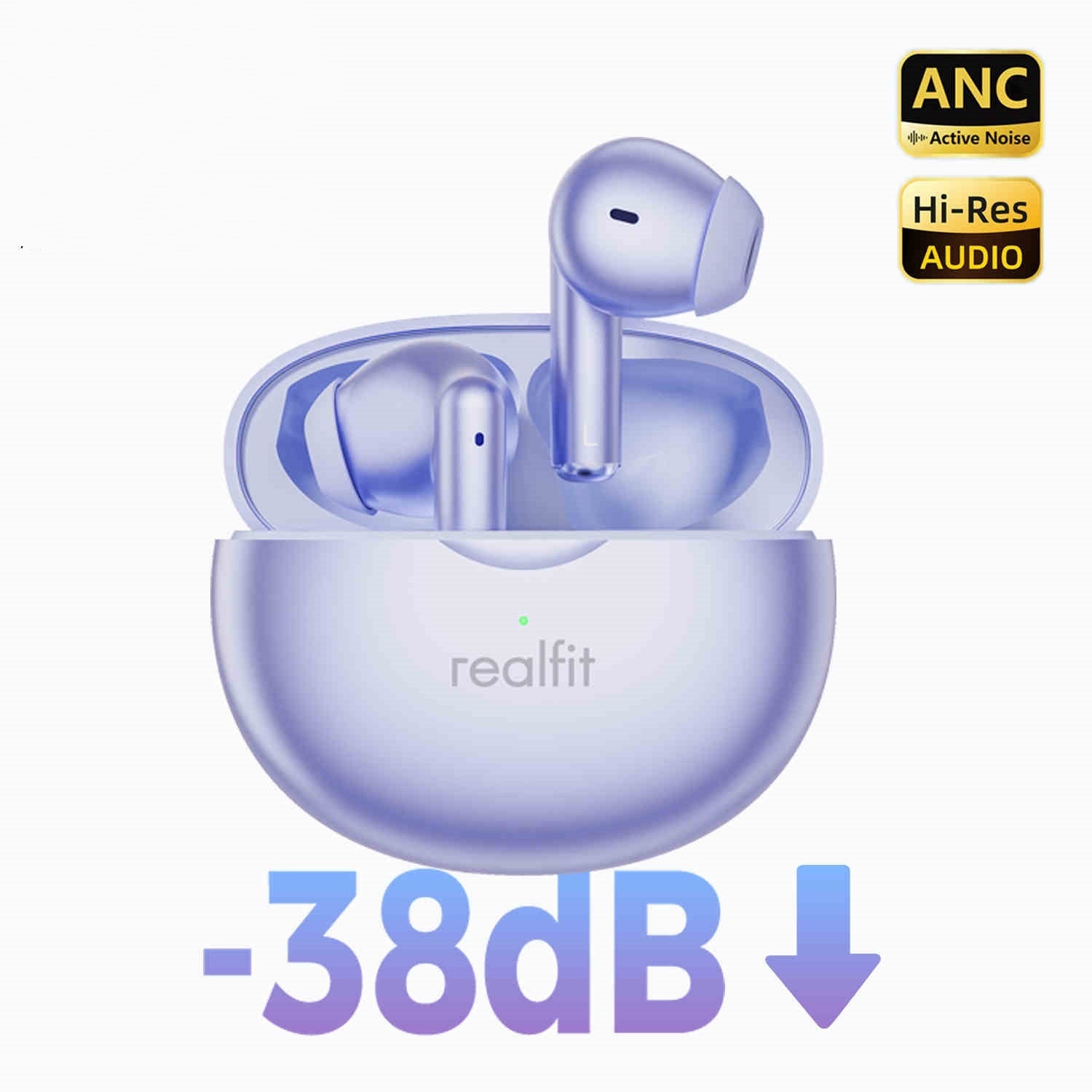 True Wireless Bluetooth Headset ANC Active Noise Reduction Game Dual Mode