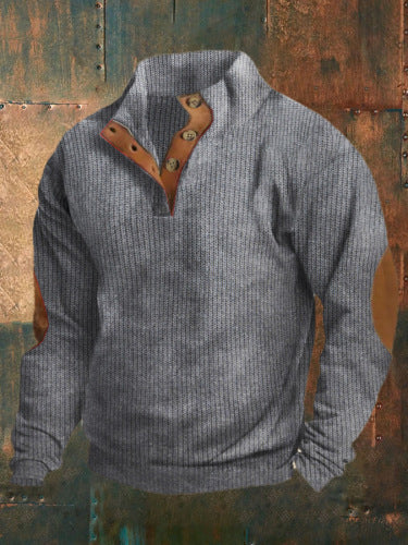 3D Sweater Hot Digital Printing Stand Collar Men's Clothing