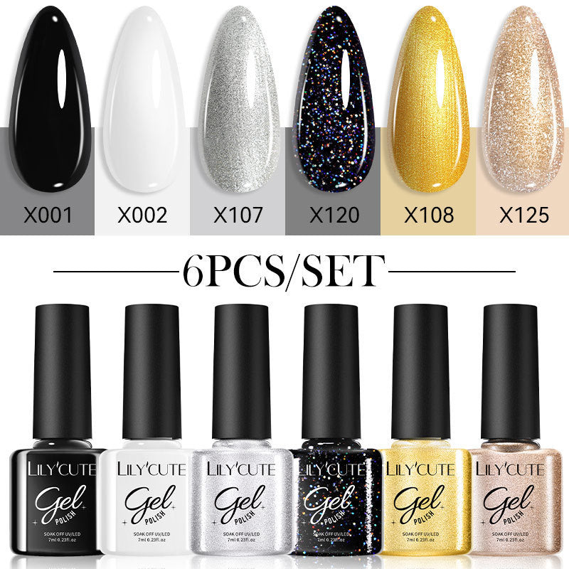 Solid Color UV Polish Glitter Suit UV Polish