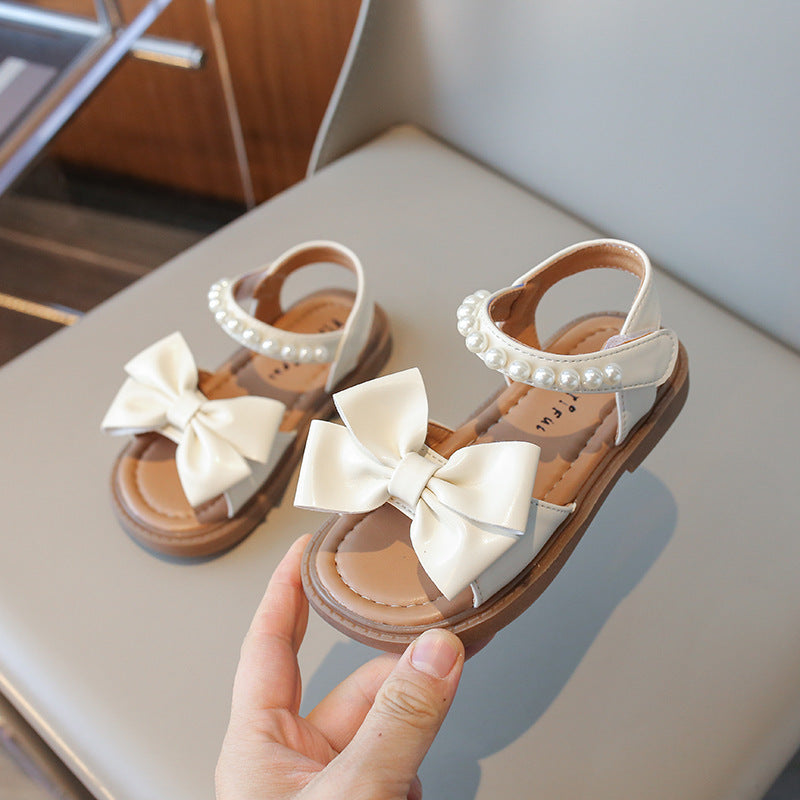 Girls' Fashion Bowknot Soft-soled Toddler Shoes