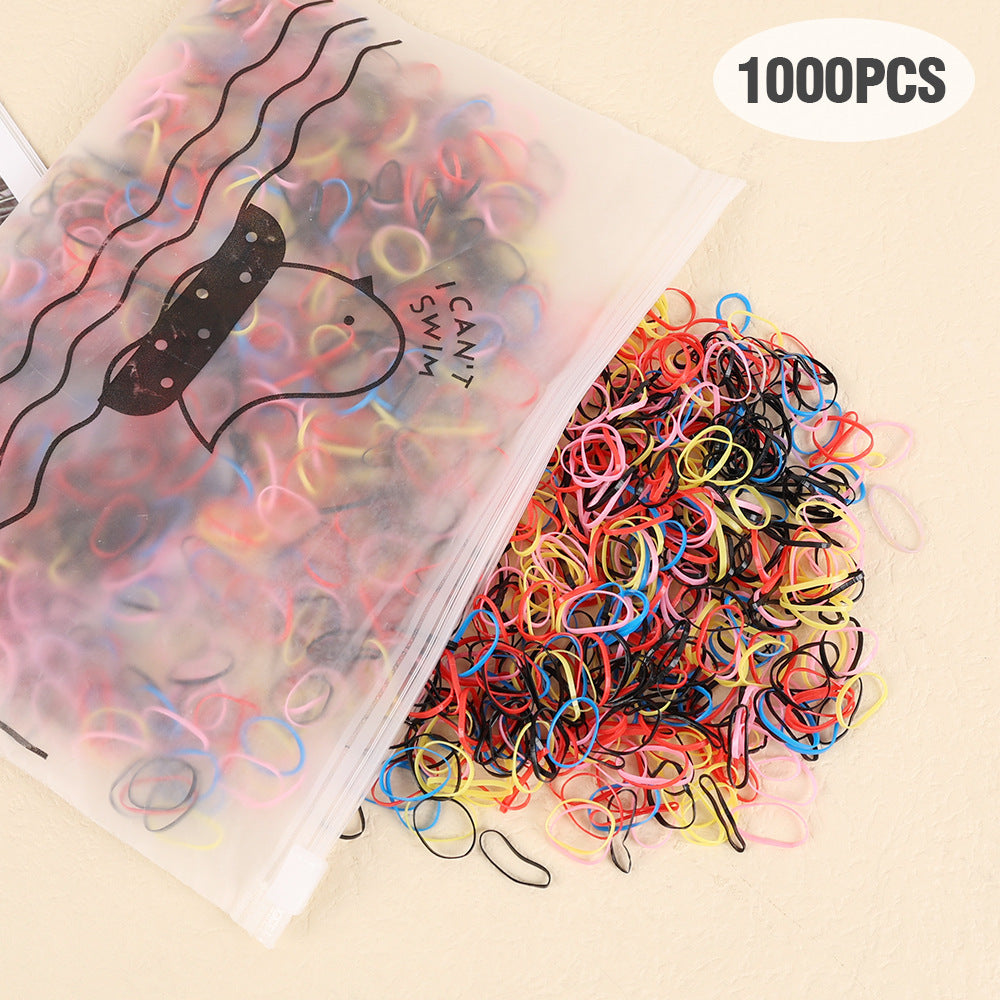 1000 PC Scontinuous Disposable Rubber Bands For Children