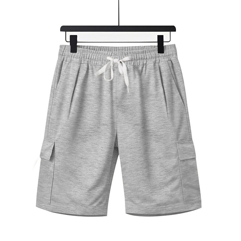 Men's Summer Sports Breathable And Loose Tooling Multi-pocket