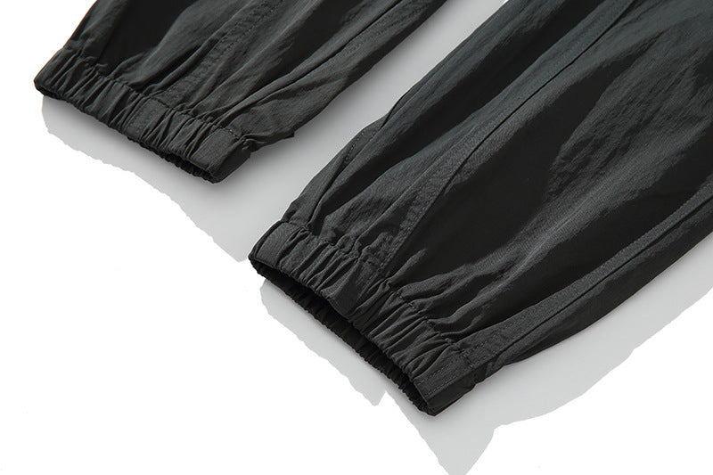 Hipster Loose Zip Irregular Casual Pants Men