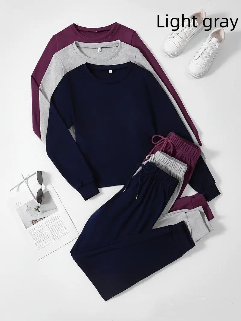 Men's Casual Sweatshirt Autumn And Winter Round Neck