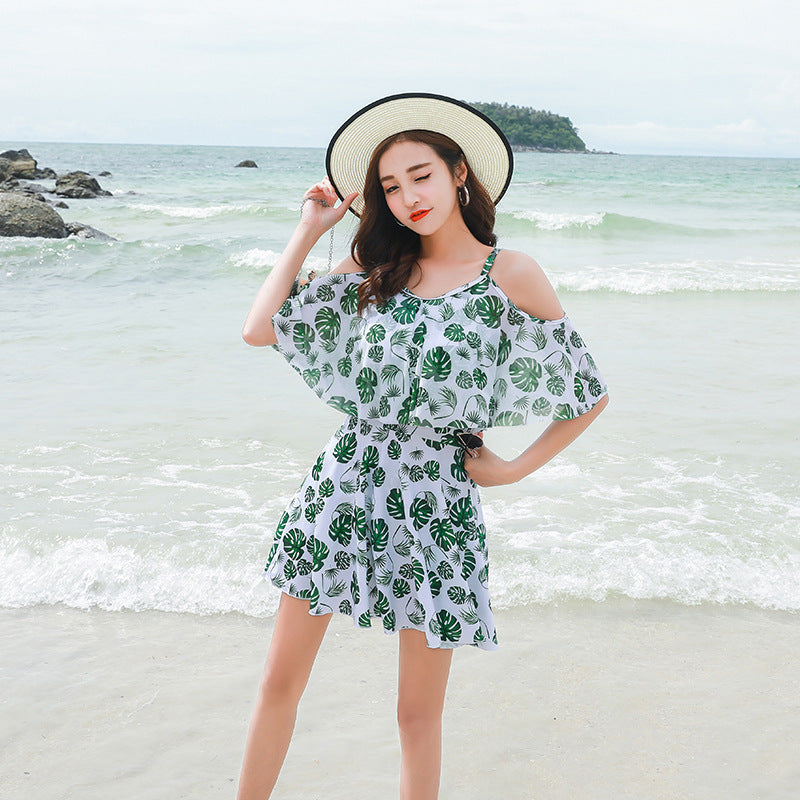 Fashion Personalized Women's Fresh Printed Swimsuit