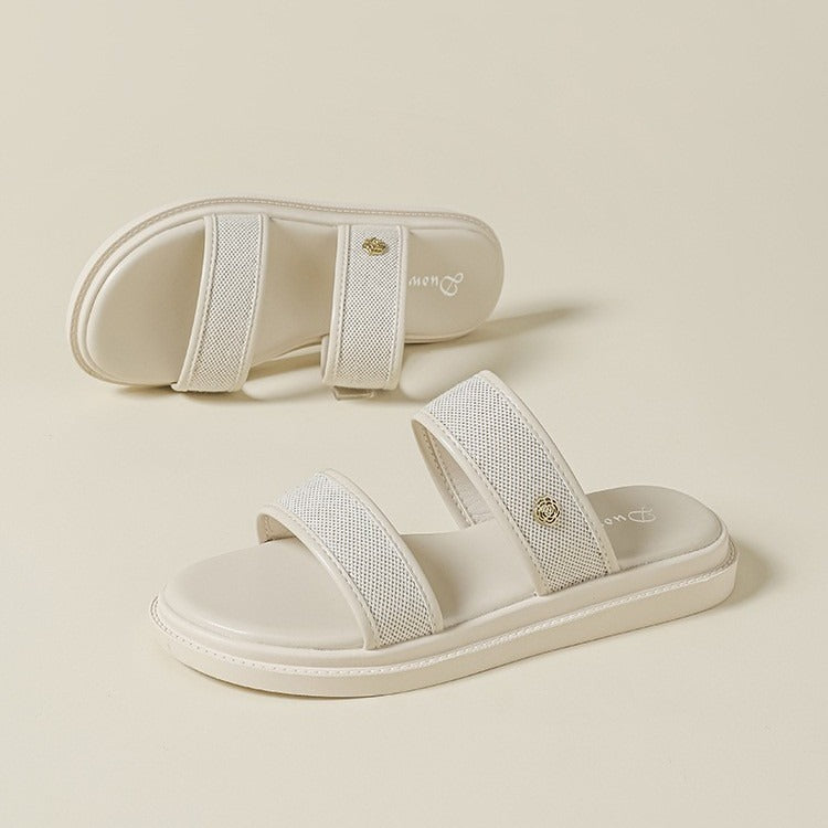 Women's Vintage Soft Bottom Flip-flops Beach Slippers
