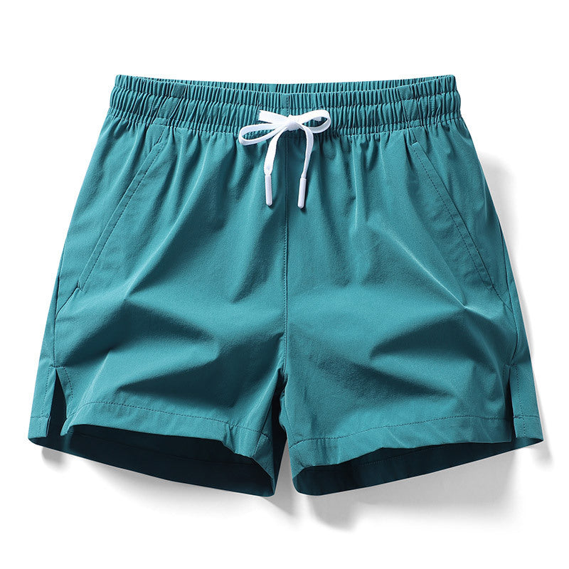Sports Shorts Slit Women's Ice Silk Leisure Stretch