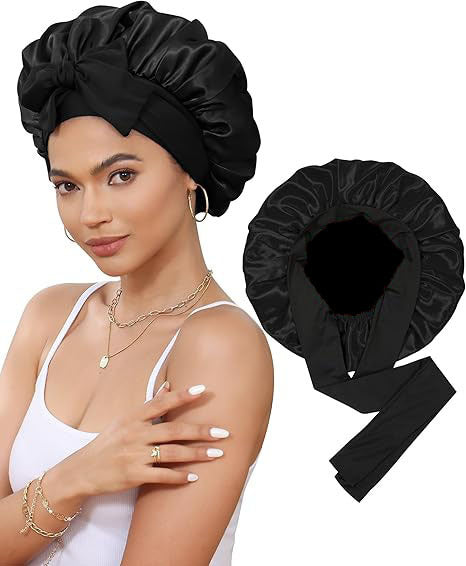 Double-layer Satin Ribbon Bowknot Artificial Silk Beauty Toupee