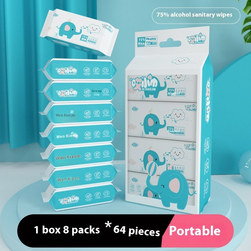 Super Mini Small Bag Portable Baby Student Children Wet Tissue