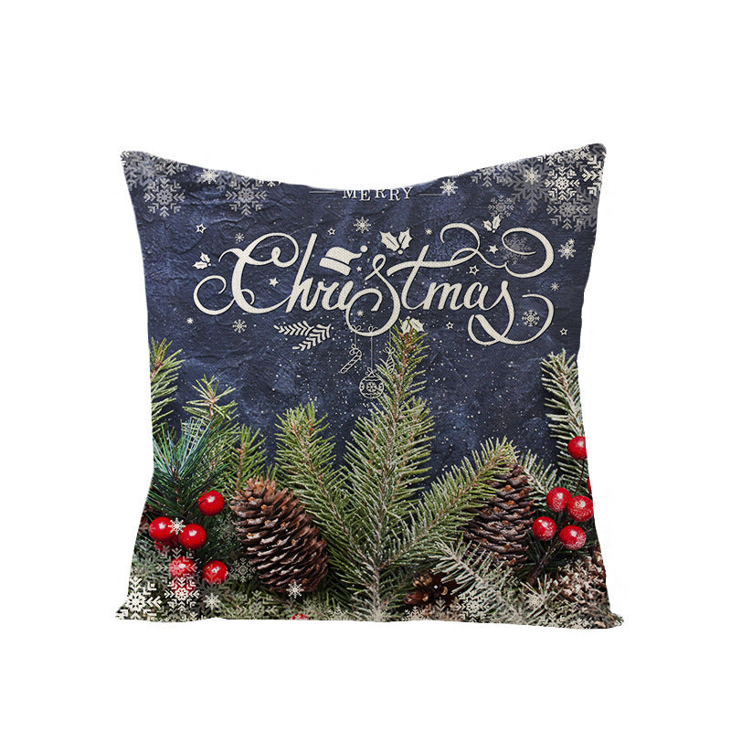 Cartoon Digital Printing Christmas Pillowcase