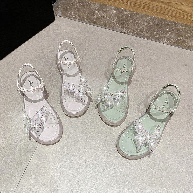 Net Celebrity Women's Slippers For Outer Wear