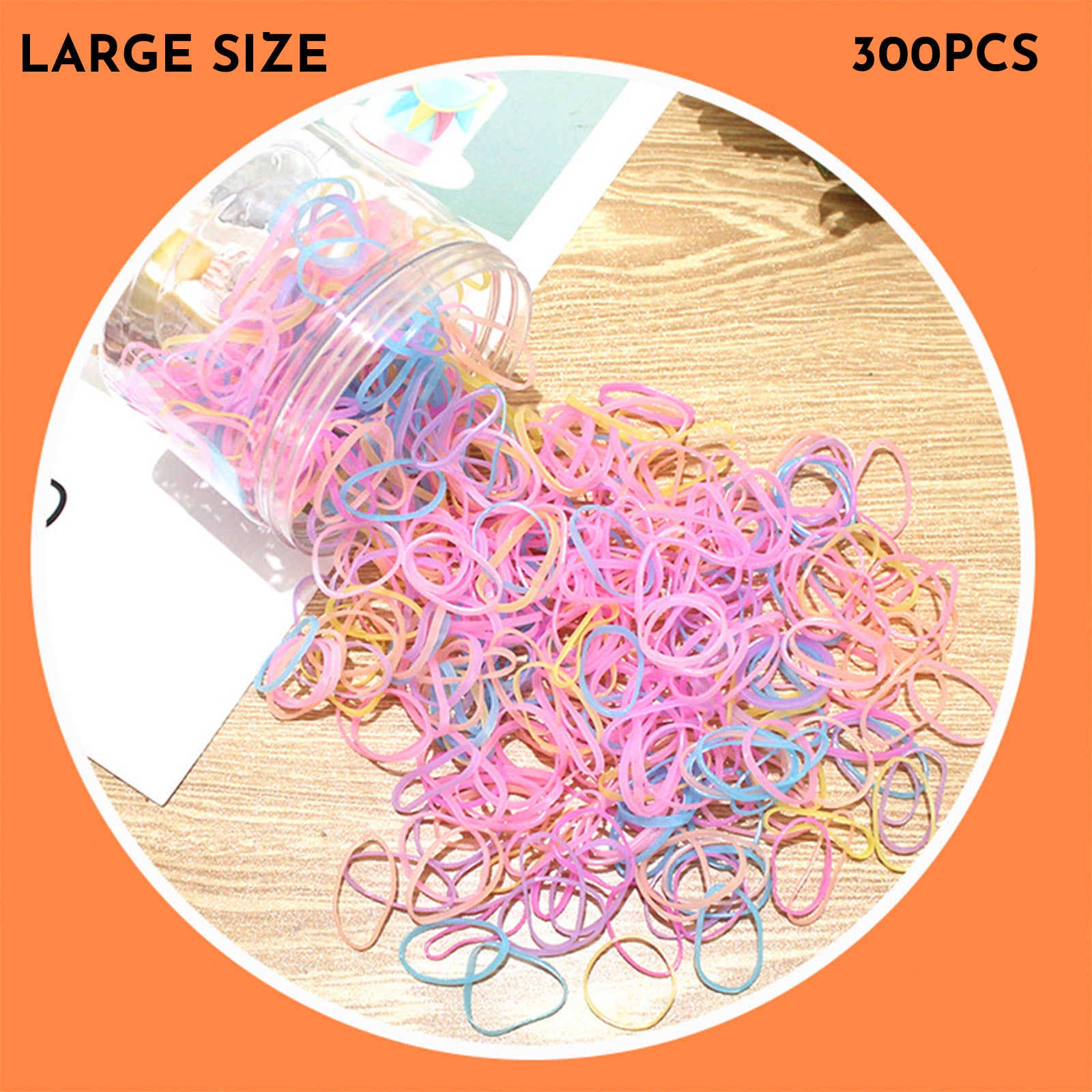 Baby Hair Ties Hair Rubber Bands For Toddler Infants Kids Girls Thin Small Hair Elastics TPU 300 600 Piece Pack