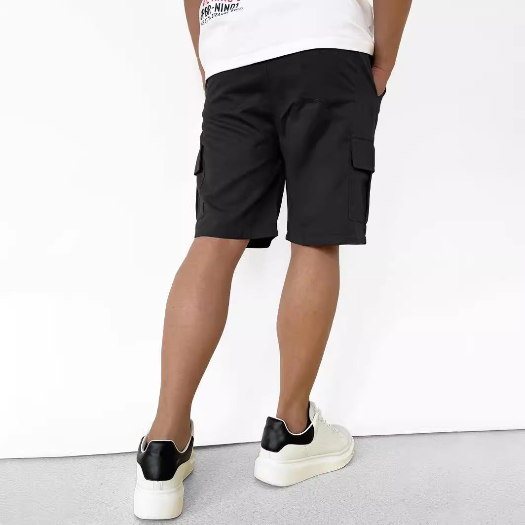 European And American Men's Summer Sports Casual Oversized Cargo Pants Shorts
