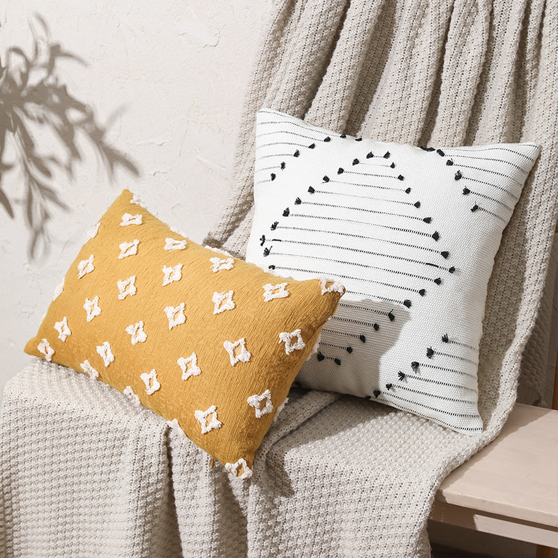 New Nordic Ins Tufted Pillowcase Embroidered
