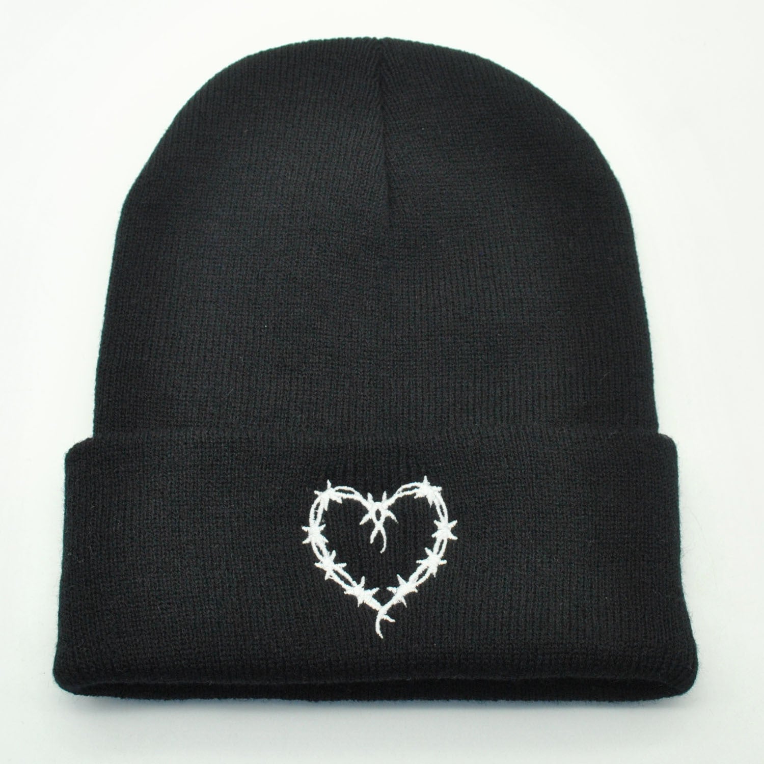 Outdoor Keep Warm Couple Heart-shaped Knitted Hat Women