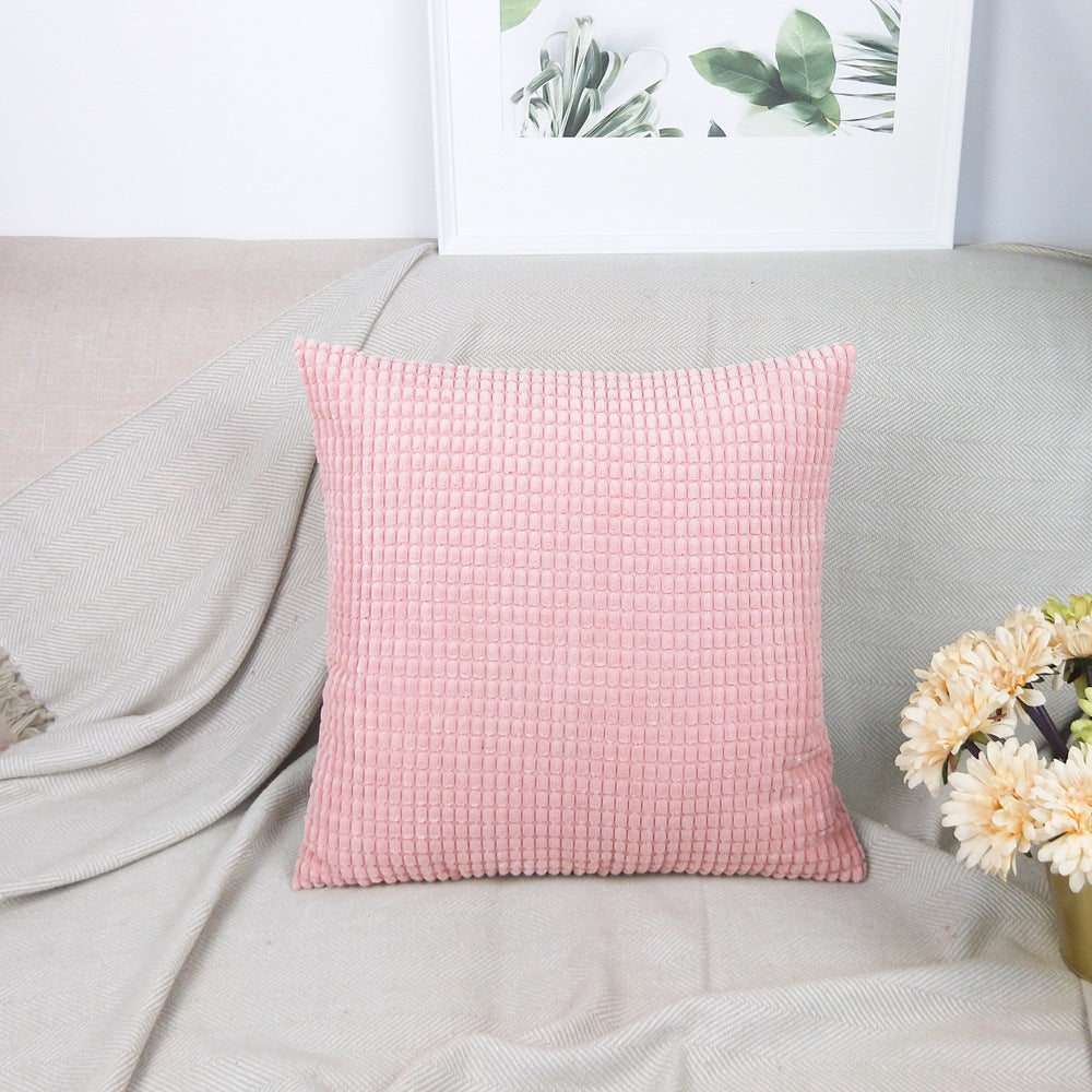 Corn Kernels Pillowcase Nordic Ins Style Solid Color Home Without Core