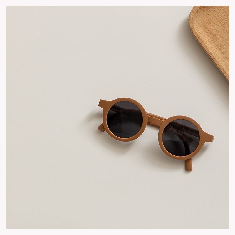 Foldable Morandi Color Children's Sunglasses