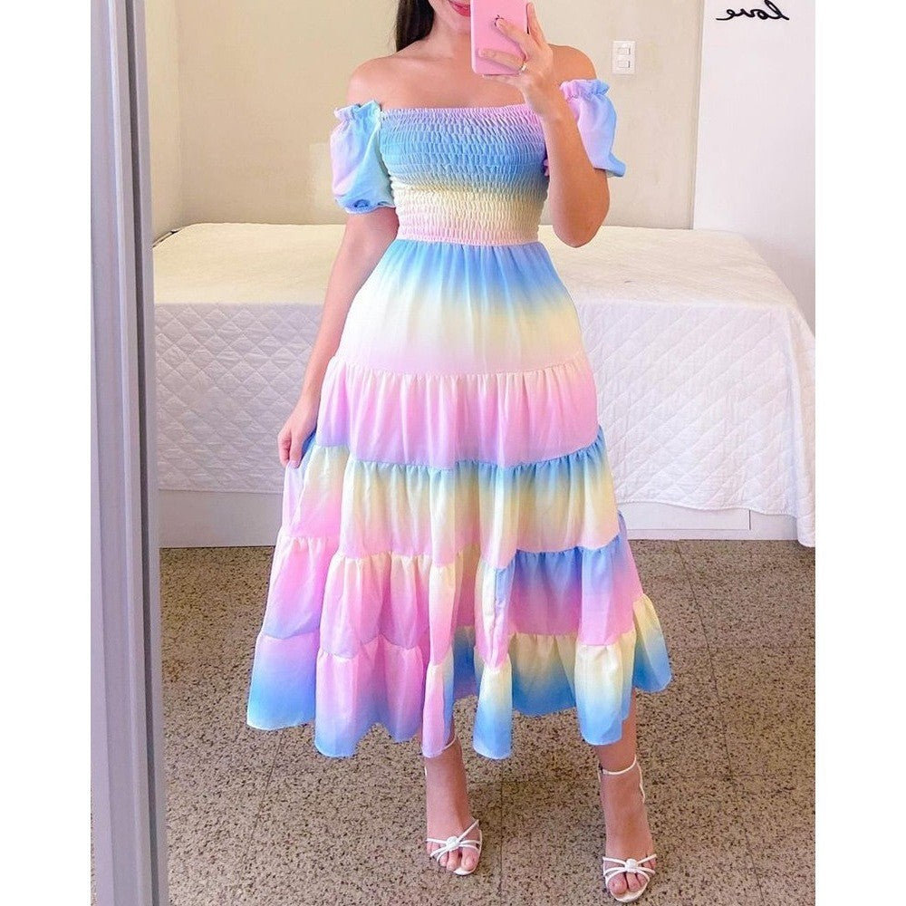 French Style Fresh Printing Women's Wear