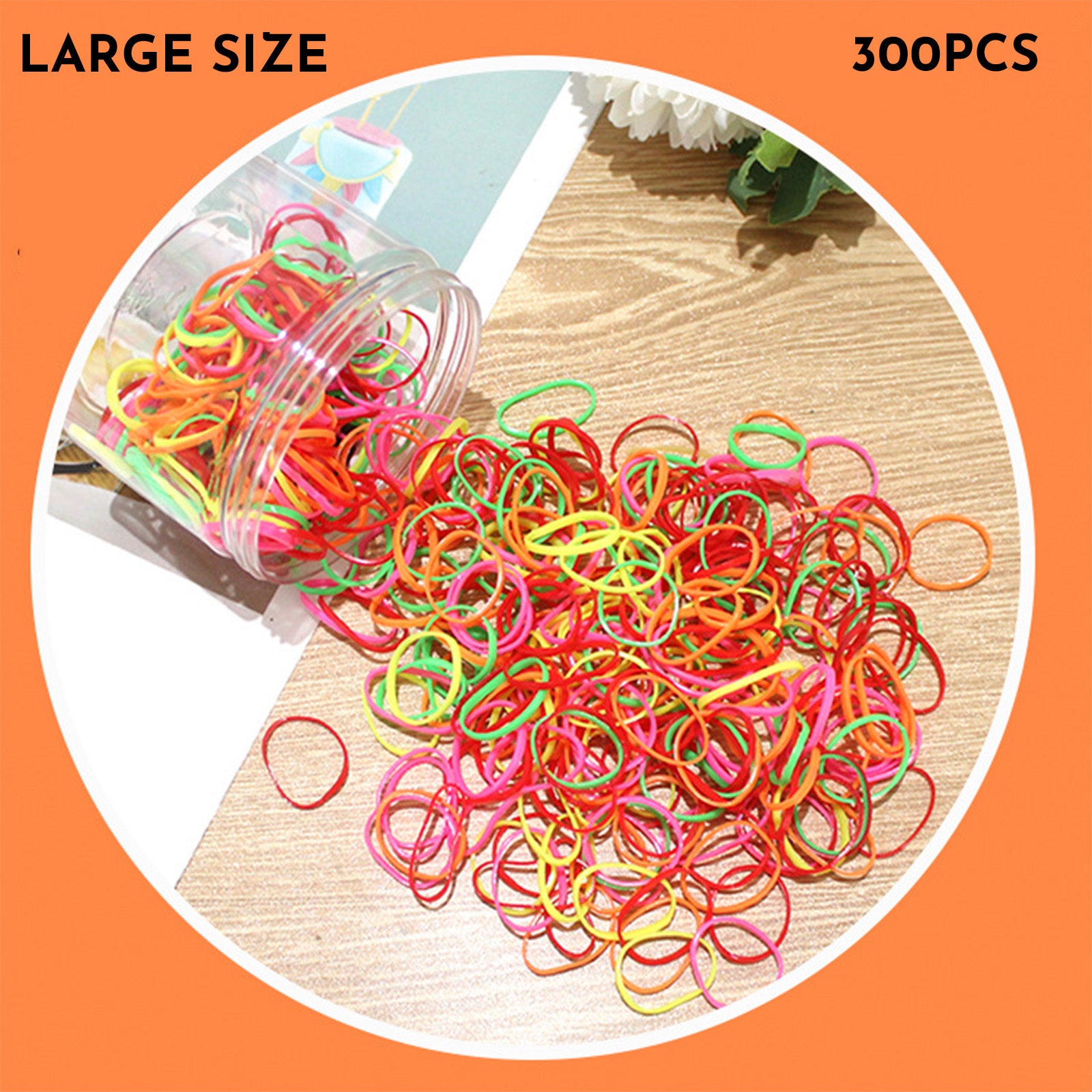 Baby Hair Ties Hair Rubber Bands For Toddler Infants Kids Girls Thin Small Hair Elastics TPU 300 600 Piece Pack