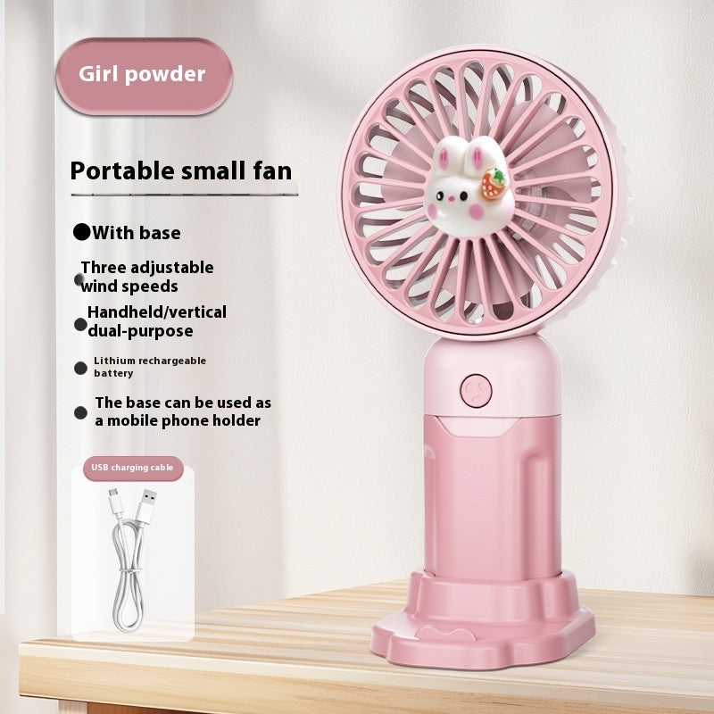 Rechargeable Handheld Desktop Portable Little Fan USB Electric Fan