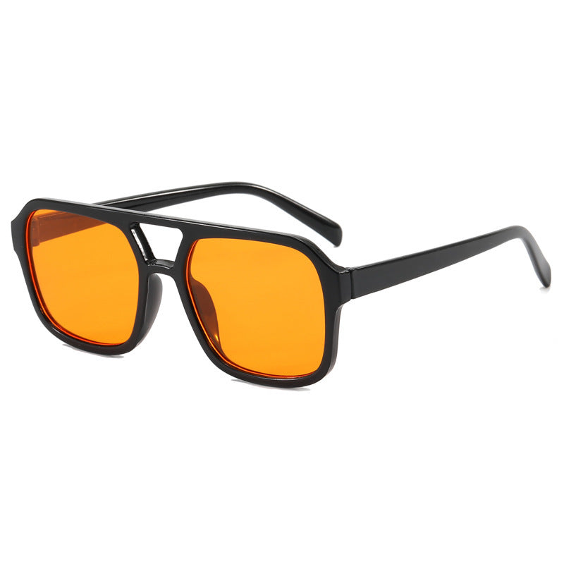 Personalized Retro UV-proof Double Beam Sunglasses