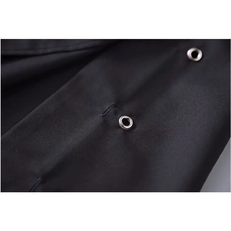 Flectit Punk Rock Style Safety Pin A-Line Mini Skirt With