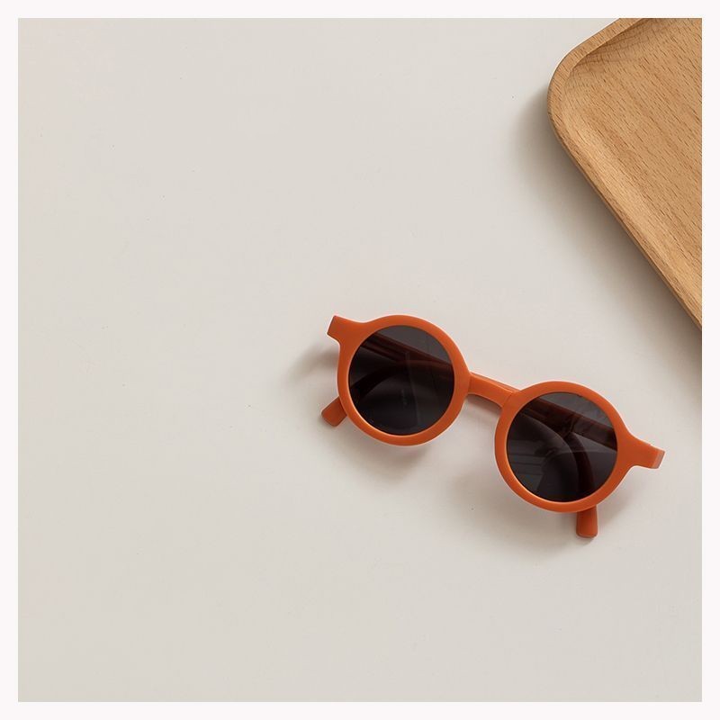 Foldable Morandi Color Children's Sunglasses