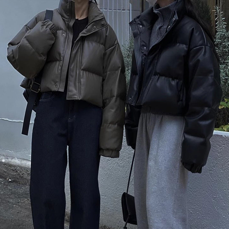 Short Down Female Thickened Loose-fitting Jacket