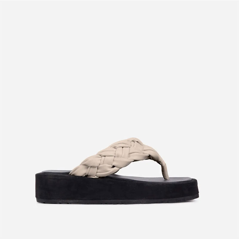Fashion Ladies Round Toe Flip-flops