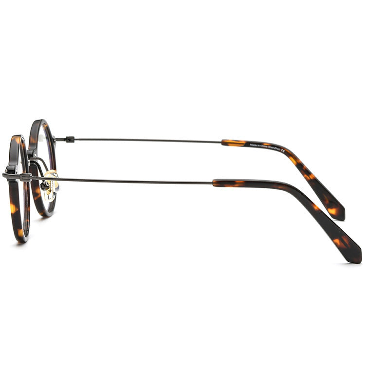Women's Square B Titanium Plate Fashion Optical Glasses Frame IP Plating