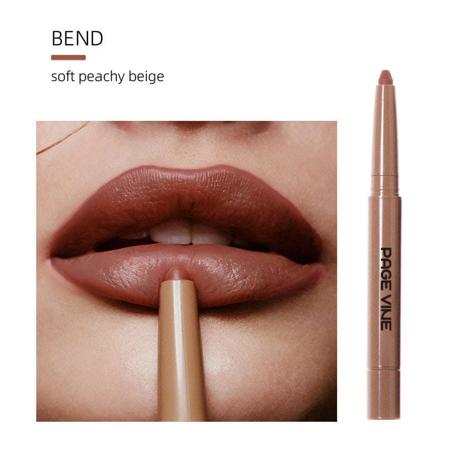 Matte Double-headed Silky Polypeptide Lip Liner