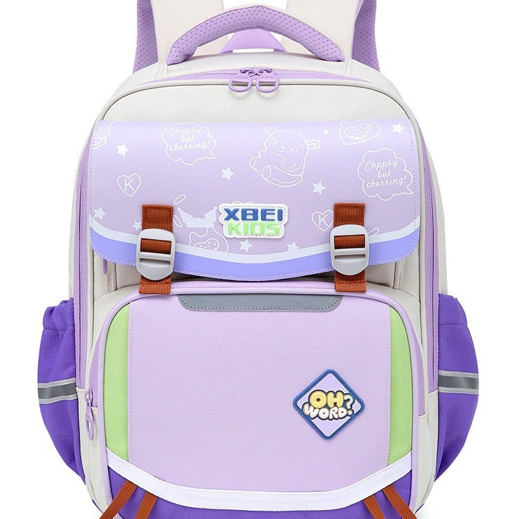 Schoolbag Burden Reduction Spine Protection Lightweight And Large Capacity Backpack