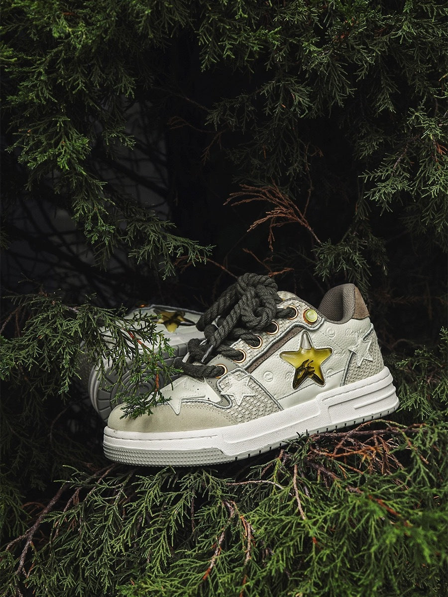 Men's And Women's Fashion All-match Low-top Platform Running Shoes