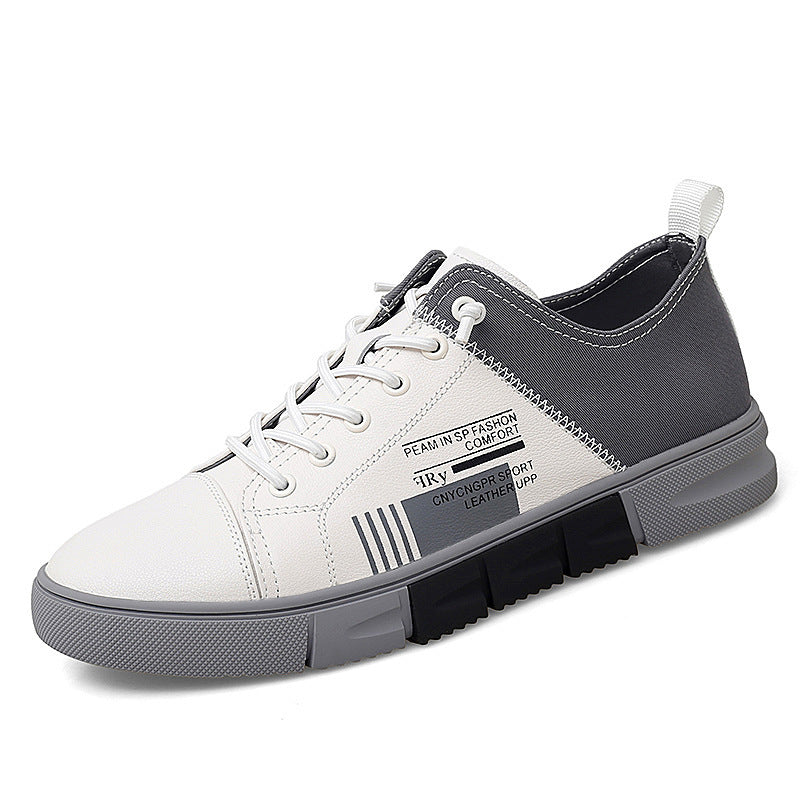 Men's Fashion Trend Splicing Leather Shoes