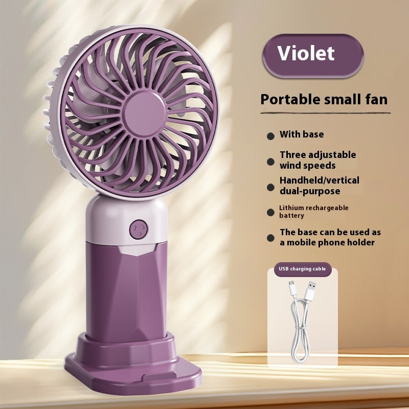 Rechargeable Handheld Desktop Portable Little Fan USB Electric Fan