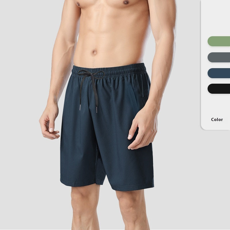 Men's Breathable Training Cool Pants Cropped Pants