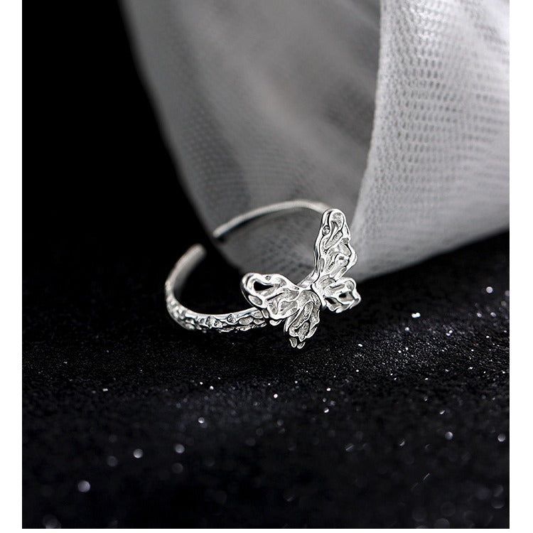 Lava Butterfly Ring Female Stylish Opening Adjustable