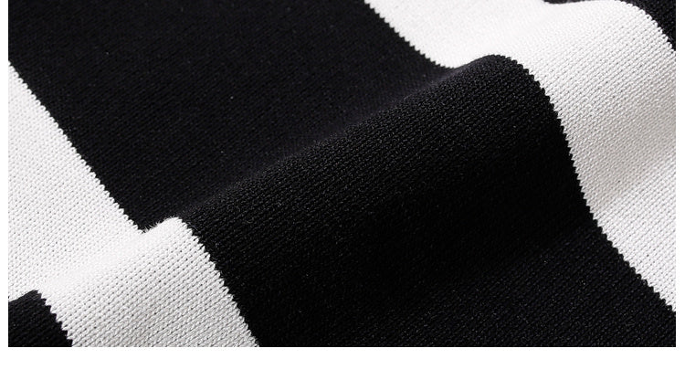 High Street Striped Half Sleeve Polo Shirt For Boys