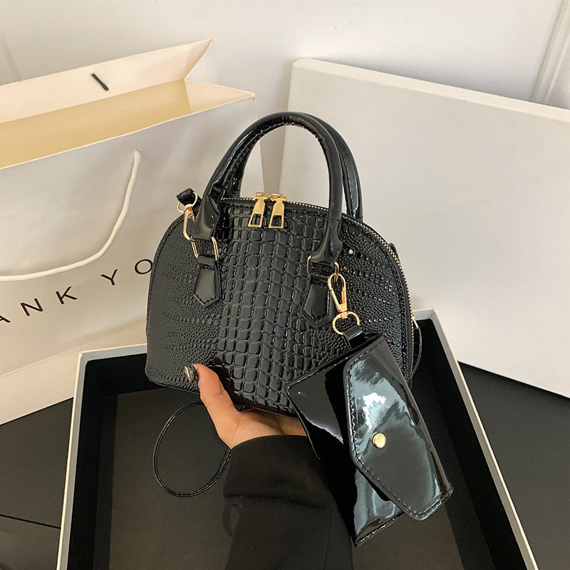 Women's Simple Shoulder Messenger Bag Shell Bag