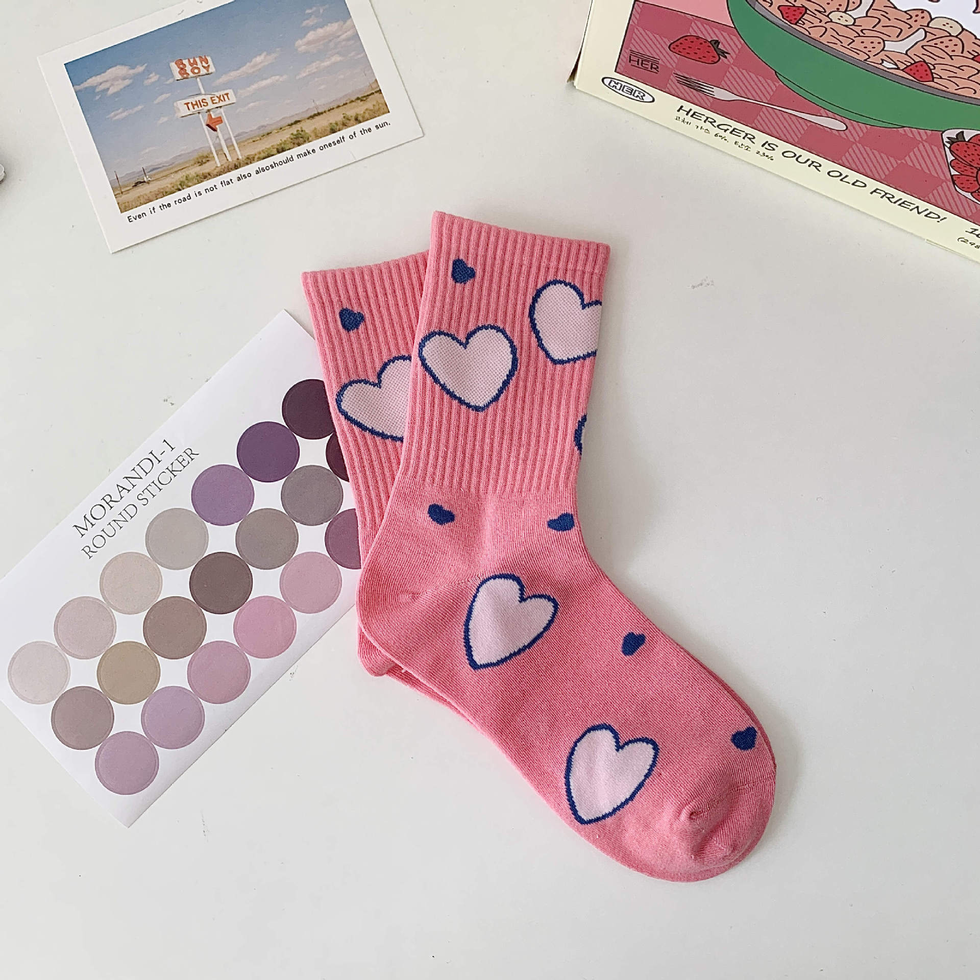 Flower Women Socks Fashion Cute Sweet Harajuku