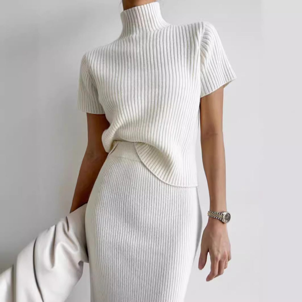 Slit Sheath Skirt Skirt Suit
