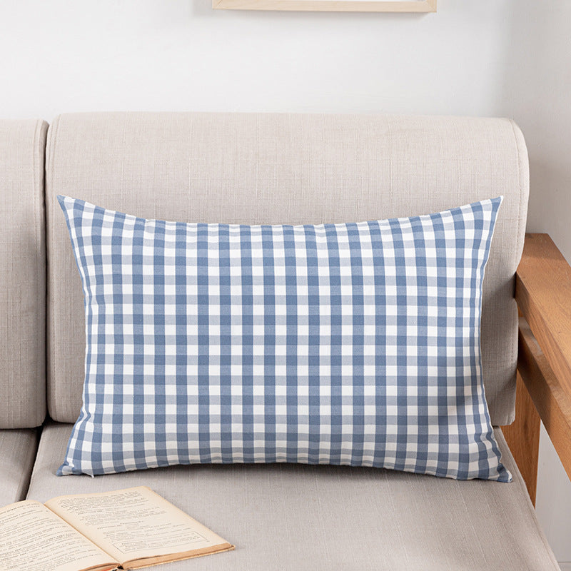 New Nordic Plaid Pillowcase Without Core