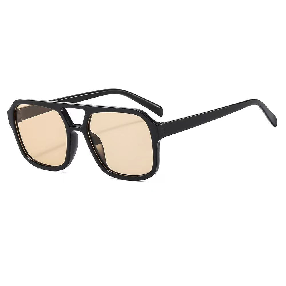 Personalized Retro UV-proof Double Beam Sunglasses