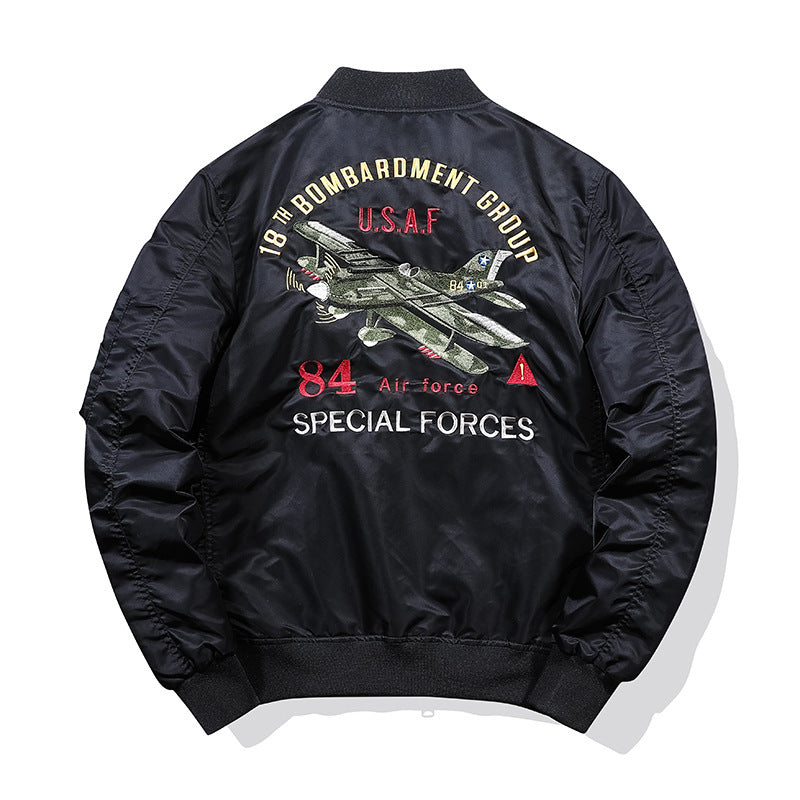 Loose And Versatile Thin Embroidery Baseball Uniform