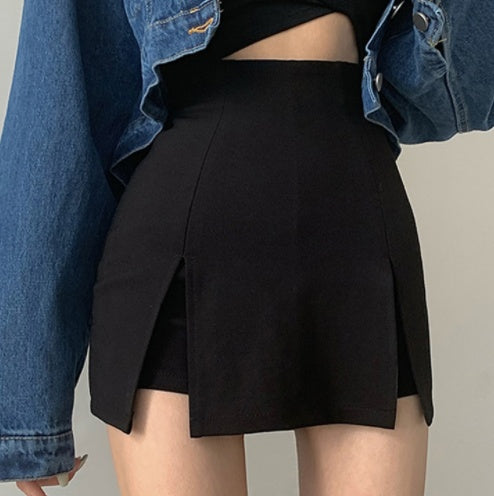 Sexy Skirt With Small Slits On Both Sides
