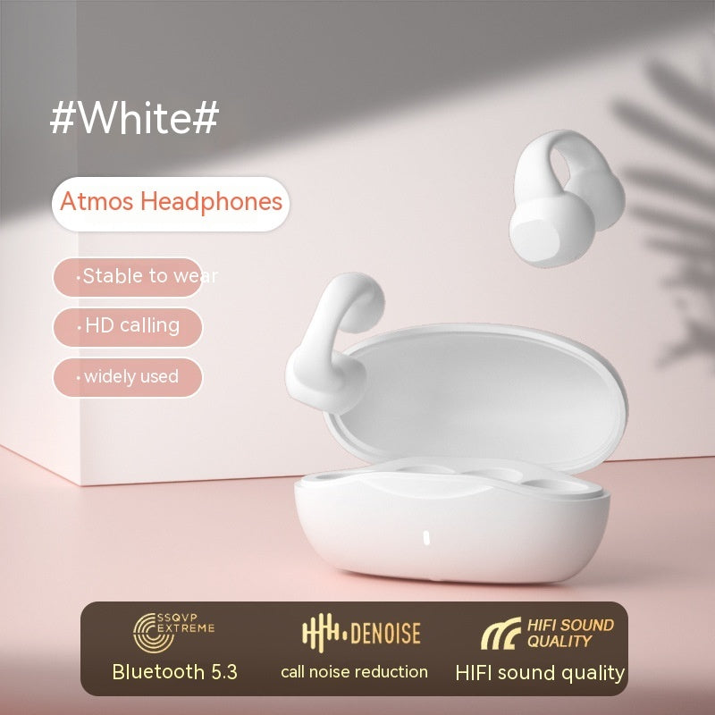 Fashion Simple Clip-on Wireless Bluetooth Headset